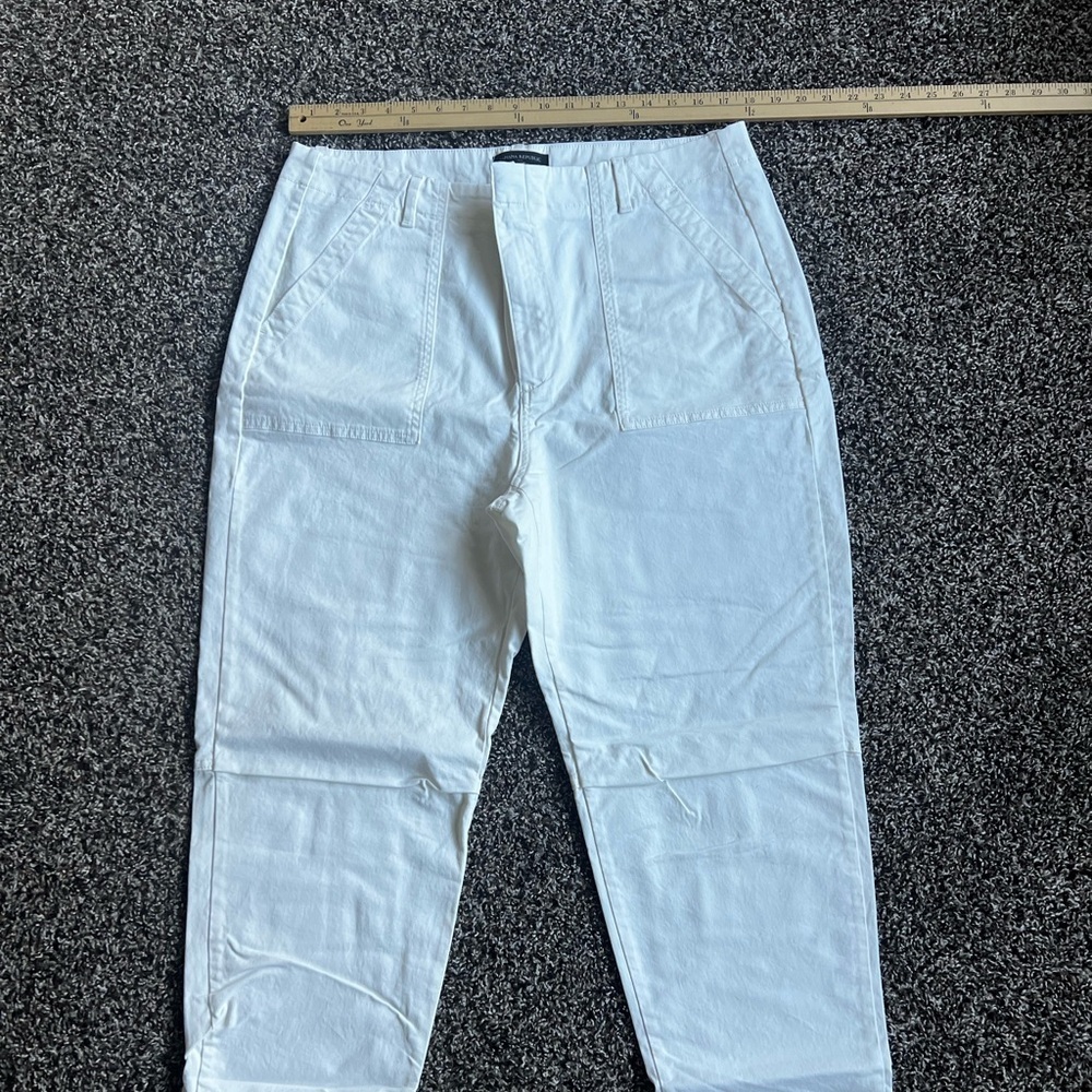 Banana Republic Classic White Trousers